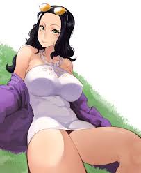 Rule 34 - Big Breasts Jerrydurd Lying On Back Nico Robin One Piece Upskirt  | 7533223