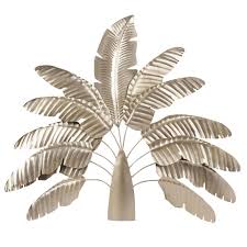 Deco Murale Palmiers En Metal Dore 81x70 Sur Maisons Du Monde Piochez Parmi Nos Meubles Et Objets Deco Et Faites L Deco Murale Parement Mural Salons Sarcelle
