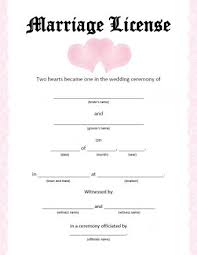Want to show the world what a cute couple you are? Fake Marriage Licenses Lovetoknow