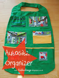 Liebedinge Freebook Autositz Organizer Autositz Utensilo Nahen Anleitung