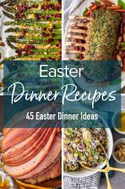 Every family does their christmas dinner menu a little bit differently. 96 Easter Dinner Recipes And Menu Ideas The Cookie Rookie
