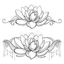 Check spelling or type a new query. Vector Drawing With Outline Lotus Flower Decorative Lace And Swirls In Black Isolated On White Backgr In 2021 Lotus Flower Drawing Lotus Drawing Lotus Flower Outline