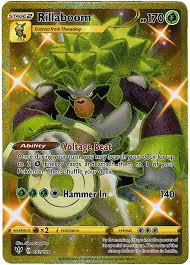 Maybe you would like to learn more about one of these? Amazon Com Rillaboom 197 189 Secret Rare Sword Shield Darkness Ablaze Singles Everything Else
