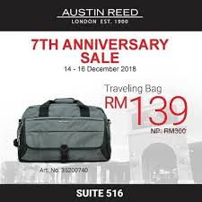 Our collection of luxury luggage is handcrafted from the finest and most durable leather, ensuring a sophisticated look and lasting finish. Austin Reed Special Sale 14 To 16 Johor Premium Outlets Facebook