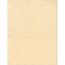 Medical Arts Press Match Chart Divider Sheets With Pocket Manila Small Tab 50 Pkg 52362