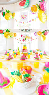 2nd Birthday Birthday Ideas For 2 Year Old Daughter Two Tti Fruity Birthday Party Blakely Turns 2 Pizzazzerie Fruit Birthday Party Tutti Frutti Birthday Party Girls Birthday Party Themes