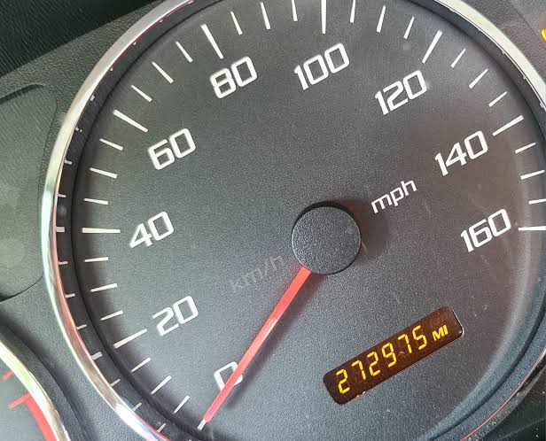Odometer rolls over 250,000 miles with perfect trip meter sync