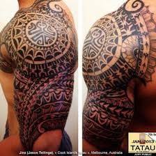 Polynesian Tattoos Meaning Strength And Courage Google Search Tatuaje Polinesio En El Brazo Tatuajes Polinesios Media Manga Tatuaje