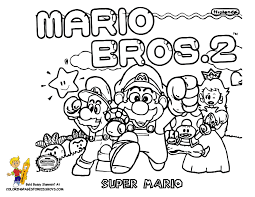 Pictures to print and color. Mario Bros Coloring Super Mario Bros Free Coloring Pages Coloring Home