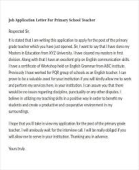 Having read through the job description i am confident that i have all the required skills and experience to successfully fill the. 16 Job Application Letter For Teacher Templates Pdf Doc Free Premium Templates