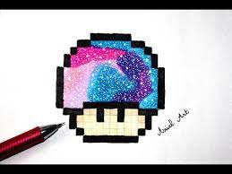 Impressionnant pixel art facile fille vous motiver à être utilisé dans votre foyer conception et style plan avenir prévisible bienvenue à notre website : Pixel Art Facile Comment Dessiner Le Champignon De Mario Youtube