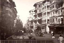 Lala Deen Dayal - Street scene, Bombay ...