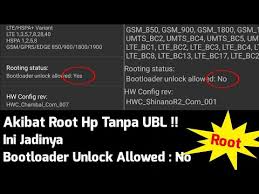 Make sure you turn it off. Bootloader Unlock Allowed No Di Root Apakah Bisa Youtube