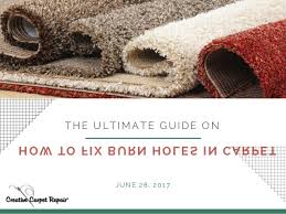 I charge an average of $100.00 per hour for the privilege. How To Remove Burn Marks Out Of Carpet