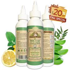 Dog Ear Cleaner Advanced Dog Ear Wax Removera All Natural With Nature Extracts And Olive Oil Best Antifungal Antibact Dog Ear Cleaner Ear Cleaning Ear Wax