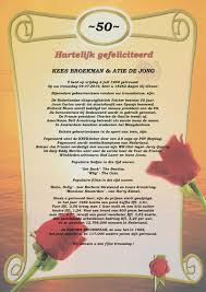 Oorkonde 50 Jarig Huwelijk Historische Kalenders