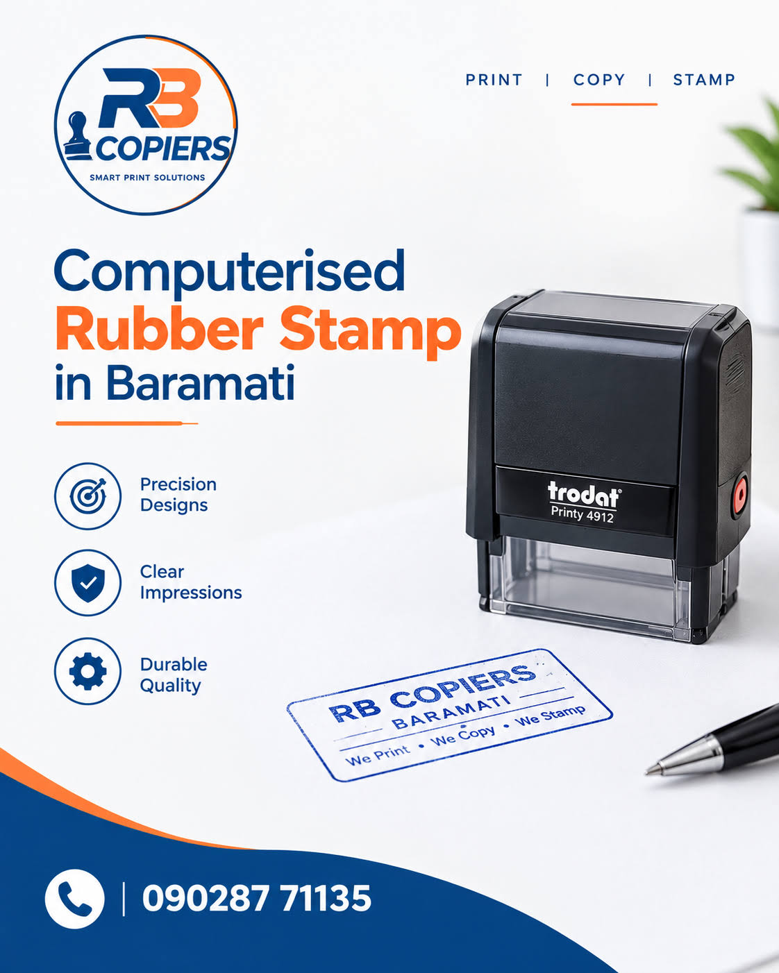 Computerized Rubber Stamp in Baramati product image