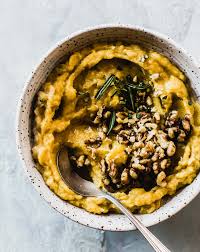Roasted Acorn Squash Mash With Rosemary Maple Walnuts Recipe Acorn Squash Squash Recipes Acorn Squash Recipes