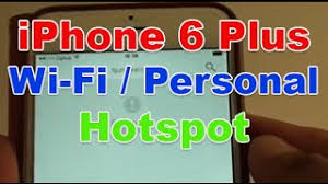 This isn't definitive, but i suspect the iphone only broadcasts at 2.4ghz. Iphone 6 Plus How To Enable Wi Fi Personal Hotspot For Internet Sharing Youtube