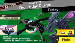 Minecraft ender dragon is for ages 6 +. Ender Dragon Spirit Battle Forgive My Editing Skills Smashbrosultimate