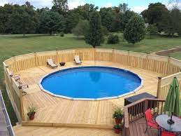 You'll need just large plastic red cups, large googly eyes and waterproof glue. 15 Awesome Above Ground Pool Deck Designs Intheswim Pool Blog