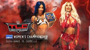 Carmella demostró que si deja las tretas tiene mucha calidad. Wwe Tlc 2020 Sasha Banks Vs Carmella Smackdown Women S Championship Youtube