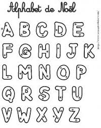Alphabet (éducatifs) découvrez tous nos coloriages éducatifs à colorier pour apprendre les formes, les chiffres et les lettres, sans oublier les fameux coloriages magiques. Coloriages De Lettres Et Alphabets De Noel A Colorier Tete A Modeler
