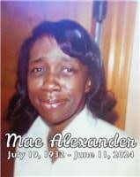 Mae Alexander Obituary (1932