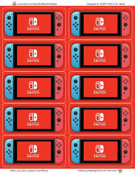 Nintendo Switch Stickers Nintendo Stickers Video Game Party Etsy Nintendo Switch Video Game Party Nintendo Party