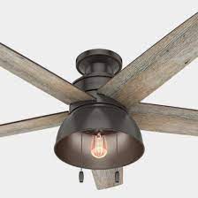 Rust, weathed bronze, weathered brick, and rustic iron. Pin By Bloom N Life On House Plans In 2021 Ceiling Fan With Light Ceiling Fan Farmhouse Ceiling Fan