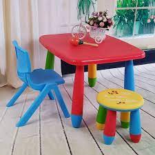 Children will love this colourful table and chair set with crayon style legs. Rectangular Table Children S Table And Chair Set Kindergarten Table Chair Baby Study Table And Chair Color Plastic Children Tables Aliexpress