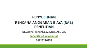 Berikut contoh rab sejasa setelah diisi oleh penyedia jasa. Penyusunan Rencana Anggaran Biaya Rab Penelitian Ppt Download