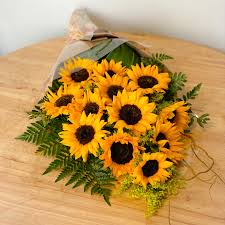 Send flowers online in india send your girlfriend flowers from the best florist in india and reap the rewards. It S A Dozen Sunflowers Bouquet By Westwood Flower Shop