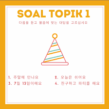 Soal antonim atau 반대말 ini sangat wajib dipelajajari ya. Soal Bahasa Korea Mathlaul Khairiyah