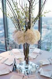 Tall Wedding Centerpiece With Hydrangeas And Orchids Neutral Wedding Flowers Pastel Wedding Flowers Tall Wedding Centerpieces