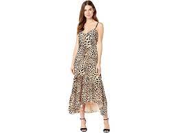 Nicole Miller Leopard Burnout V Neck Dress Babylinoshops