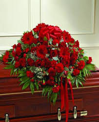 Maybe you would like to learn more about one of these? Red Sympathy Casket Spray Avas Flowers