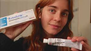 Well as you describe, you can use ketoconazole 2% for a week. Asmr Applying Cream To My Face Fungus Which I Have Amazing Youtube