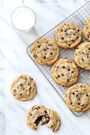 Stuffed Peanut Butter Chocolate Chip Cookies Love And Olive Oil Recipe Dessert Recipes Desserts Chip Cookies