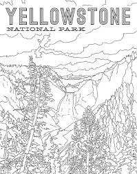 Yellowstone national park announces the release of yellowstone: The National Parks Poster Coloring Book Book By Ian Shive Official Publisher Page Simon Schuster