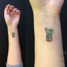 So Cute Minimalist Cactus Tattoo By Kyra Bak Be Your Tattoo Studio Budapest Cactus Tattoo Tattoos Dandelion Tattoo