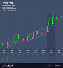 stock market graph of growth trend