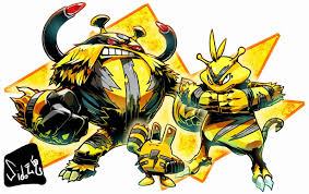 Elekid Electabuzz Y Electivire Pokemon Art Pokemon Fan Art Nintendo Art