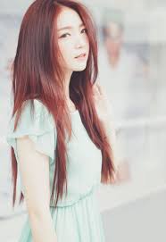 Red Hair Asian Hair Color Asian Asian Red Hair Asian Beauty