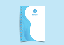 This free mockup features customizable inner page design the best magazine mockup to showcase your branding designs. Notebook Cover Design Template Graphic By Ju Design Creative Fabrica