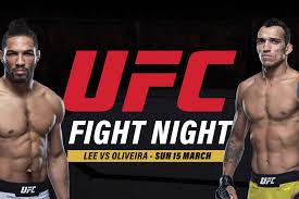The ultimate fighting championship (ufc) is an american mixed martial arts (mma) promotion company based in las vegas, nevada. Ufc Fight Night Lee Vs Oliveira Better At The Pub