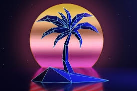 Lowpoly For Creators And Lovers Of 3d Low Poly Art R Low Poly Neon Wallpaper Vaporwave Wallpaper Neon Backgrounds