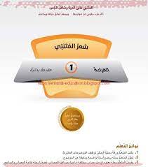 وىجاء وفخر وغزؿ وما إلى ذلؾ. Ø­Ù„ Ø¯Ø±Ø³ Ø´Ø¹Ø± Ø§Ù„Ù…ØªÙ†Ø¨Ù‰ Ù„Ù„ØµÙ Ø§Ù„Ø«Ø§Ù†Ù‰ Ø¹Ø´Ø± Ø§Ù„ÙØµÙ„ Ø§Ù„Ø§ÙˆÙ„