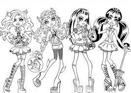 Abbey bominable is the daughter of yeti, a legendary cryptic who is supposed to be an inhabitant of the himalayan mountain range. Images Of Monster High Characters Coloring Pages Coloring Home