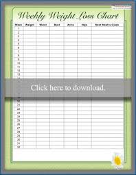 Printable Weight Loss Charts Lovetoknow